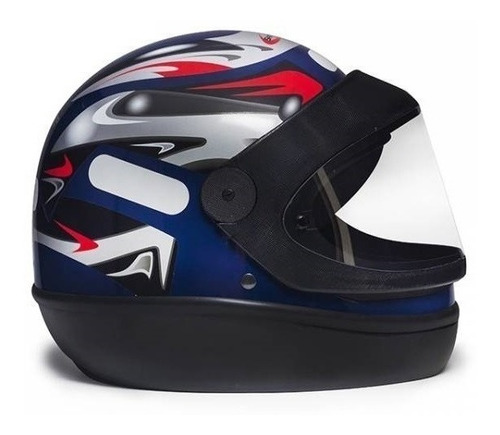 Capacete San Marino Grafic Moto Integral Fechado Todas Cores Cor Azul Tamanho do capacete 58