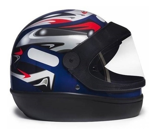 Capacete para moto  integral San Marino  Grafic  azul brilhante tamanho 56 