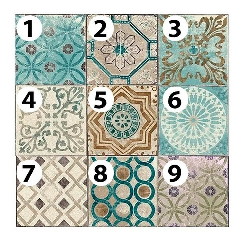 Mosaico Azulejo 20x20 Cm X 40 Unidades
