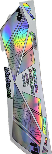 Kit De Calcos Motomel Skua 150 Modelo Nuevo Tornasolados