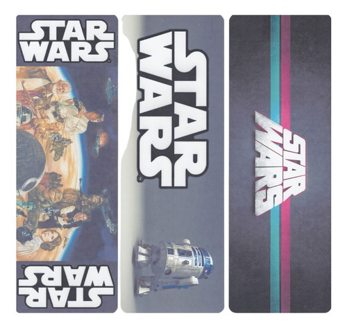 Pack 12 Separadores Para Libros Colección Star Wars Multicolor Star Wars 3
