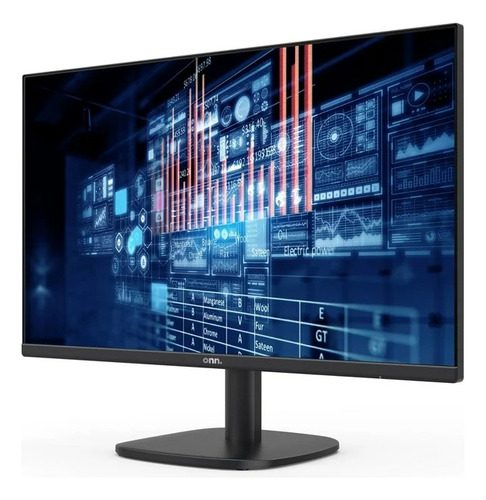 Monitor Onn Led Sin Bisel De 24 Pulgadas Fhd 1080p 100 Hz Color Negro