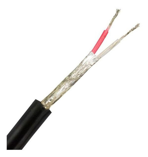 Cabo Microfone Balanceado 2x030 Stereo Rolo 100 M Fox