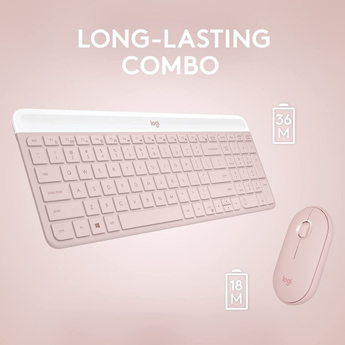 Kit Teclado Y Mouse Inalámbrico Logitech Mk470 Español