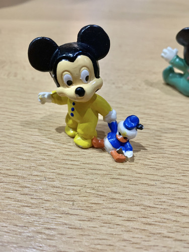 Muñequitos Disney Bully Mickey Minnie 80s (Usado)