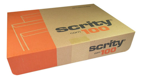 Envelope Saco Kraft Pardo Skn328 200x280mm Scrity 100un