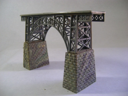 Imagen 2 de 10 de Nico Puente Viaducto Alto 145x30x95 Mm Heljan Esc N (amn 04)