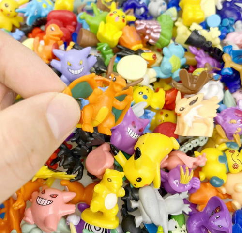 Pokebola + 24 Figuras Pokémon De 2 A 3 Cm, Sin Repetir