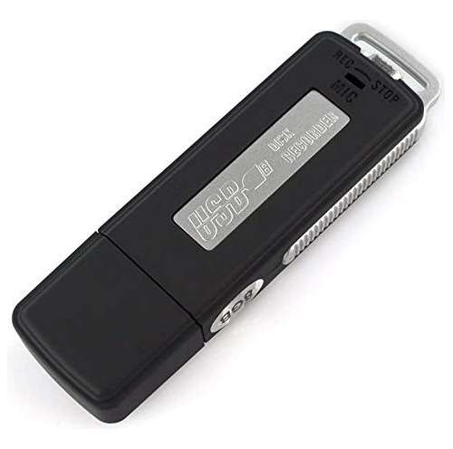 Grabadora Voz 8 Gb Recargable Mini Usb Flash Drive Activada