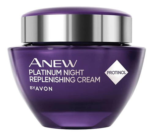 Avon Anew Platinum Crema De Noche Reparadora Con Protinol 1.