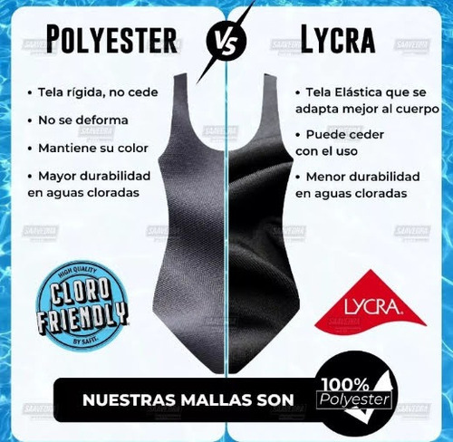 Malla Entera Natacion Anticloro Competicion Olimpo Deportes Negro/rosa/gris Xl