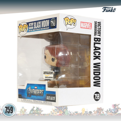 Funko Pop Viuda Negra Shawarma #759 Marvel Avengers Deluxe