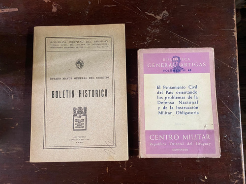 2 Libros Boletín Histórico, Centro Militar, Cl01