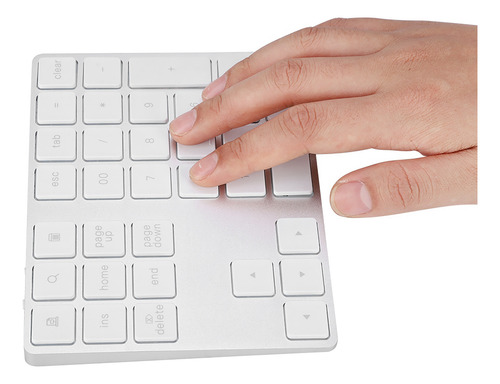 Mini Teclado Numérico Inalámbrico Bt308 De 34 Teclas