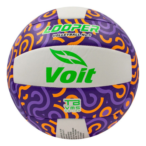 Balón Voleibol No.5 Looper Multicolor Morado, Verde O Azul Multicolor