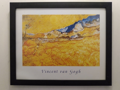Van Gogh _ Campo De Trigo _ Litografía Enmarcada