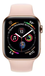 Apple Watch (gps+lte) Series 4 44mm De Aluminio Oro Rosa