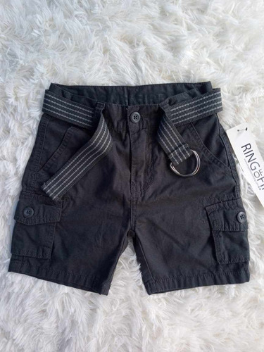 Short Con Cinturon Marca Ring Of Fire Niño Talla 4 Añosorig.