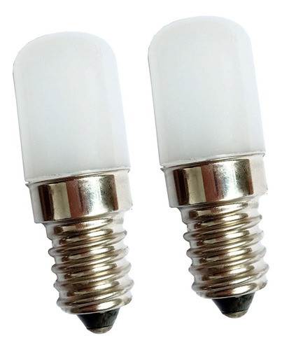 2 Piezas De Bombilla Pequeña Duradera 2w E14 Para Cocina