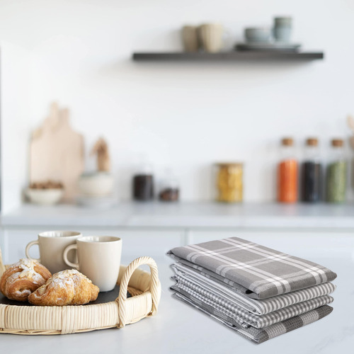 Juego De Paños De Cocina Lane Linen, Paquete De 4 Platos De