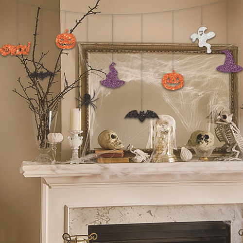 4 Decoraciones De Halloween Bunting Banner Hanging Garland