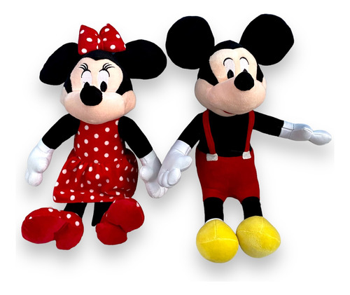 Peluche Mickey Y Minnie 35 Cm Kit Mimi Y Mickey Novios 