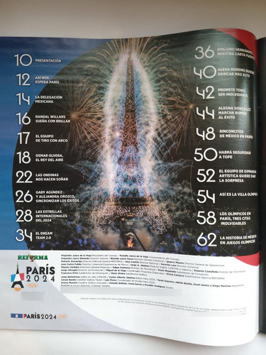 Revista Especial De Los Juegos Olimpicos Paris 2024
