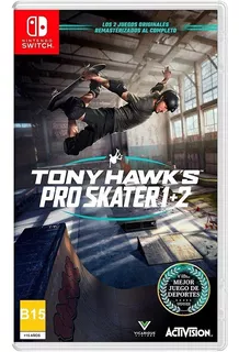 Tony Hawks Pro Skater 1 +2 Para Nintendo Switch Nuevo