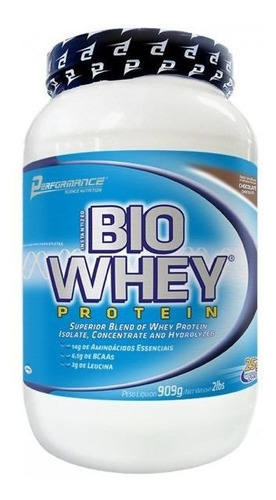 Bio Whey 909g Performance Nutrition () Sabor Baunilha