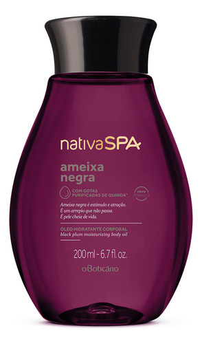 Nativa Spa O Boticário Oleo Hidratante Corporal 200ml