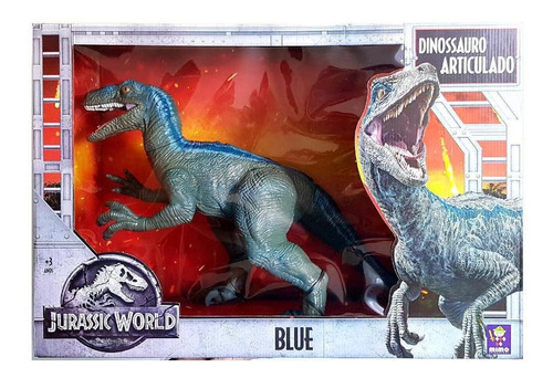 Dinossauro Blue Velociraptor Gigante Jurassic World Mimo