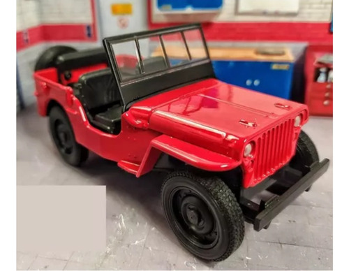 Carro A Escala 1/43 Jeep Willys Mb 1941