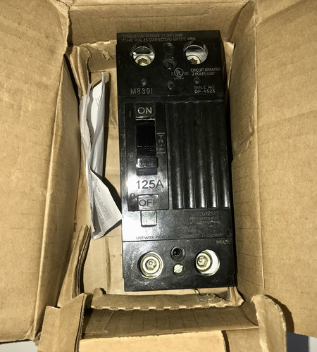 Breaker General Electric Tqd - 2 Polos - 125amp - 240v