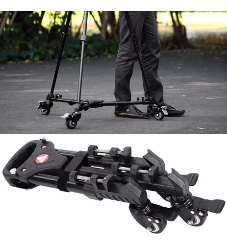 Kingjoy Vx-600 Plegable Universal Dolly Ruedas Polea Base F
