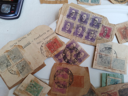 Lote Antiguas Estampillas Brasil Variadas Y Otras Leer L12 (Usado)