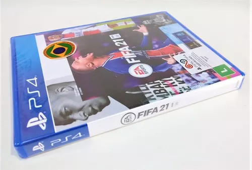 Jogo Fifa 21 Ps4 Standard Futebol Vídeo Game Mídia Física Ea