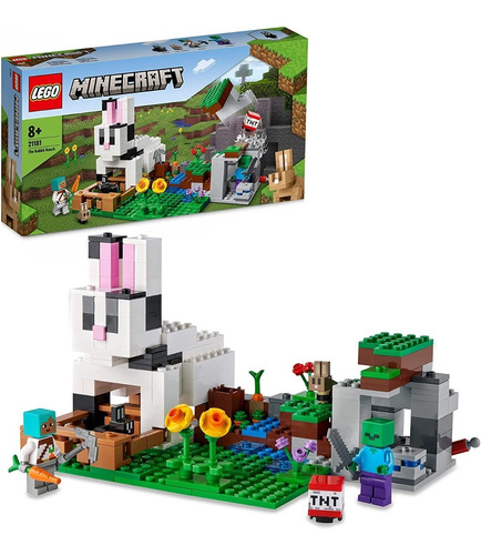 Lego 21181 Minecraft The Rabbit Ranch House ( 340 Pzs )