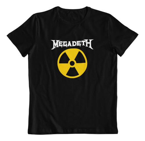 Camiseta Megadeth Radioactive Rock Metal