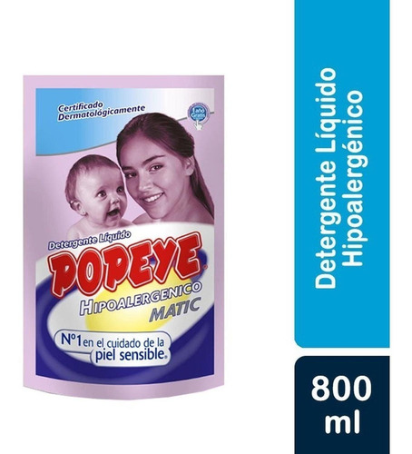  Detergente Popeye Líquido Hipoalergénico Bebé  / S1014