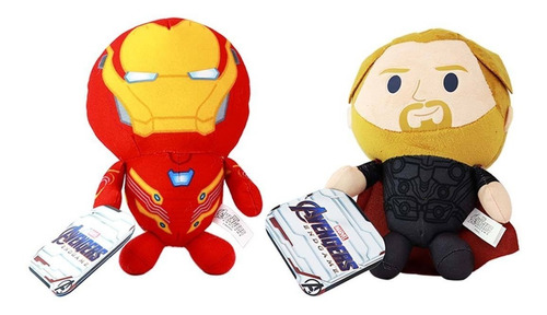 2 Peluches Petit Thor Ironman Marvel Avengers Endgame