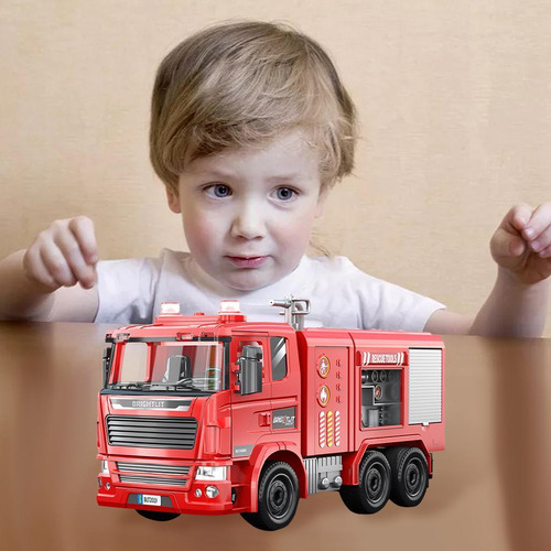 Diy Vehículos De Construcción De Camión De Bomberos