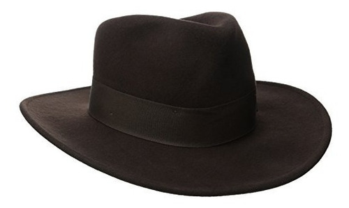 Sombrero Fedora De Fieltro De Lana Aplastable De Indiana Jon
