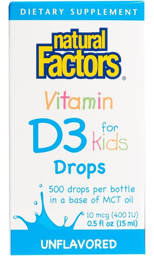 Vitamina D3 Para Niños 15 Ml - mL a $13430