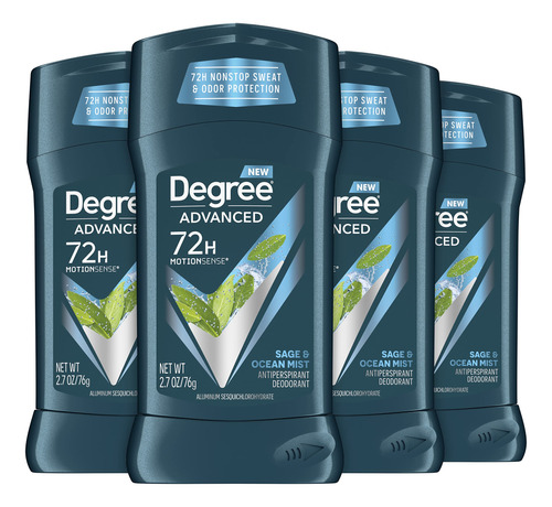 Degree Men Desodorante Antitranspirante Avanzado De 72 Hora.