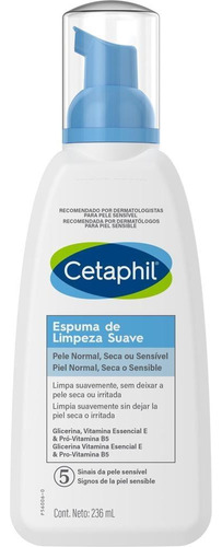 Espuma De Limpieza Cetaphil Suave Piel Normal, Seca O Sensib