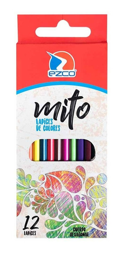 Lapices De Colores Ezco Mito X 12 Largos