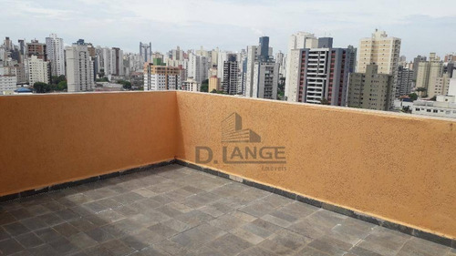 Cobertura Com 2 Dormitórios Para Alugar, 80 M² Por R$ 2.400,00/mês - Vila Itapura - Campinas/sp - Co0334