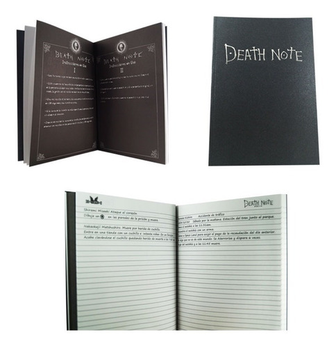 Death Note Libreta Kira Todas Reglas Misa Notebook L Ryuk