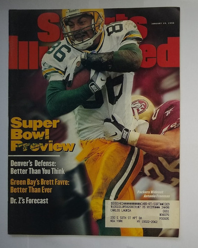 Revista Sports Illustrated - Super Bowl Nfl - 1998 