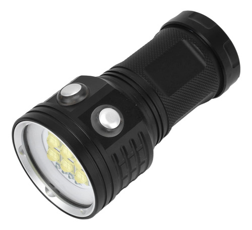 Linterna Sumergible Led Portatil 328ft Fotografia Buceo Ipx8